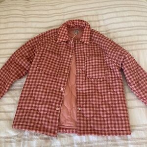 NWT Rhythm Lola Check Quilted Jacket